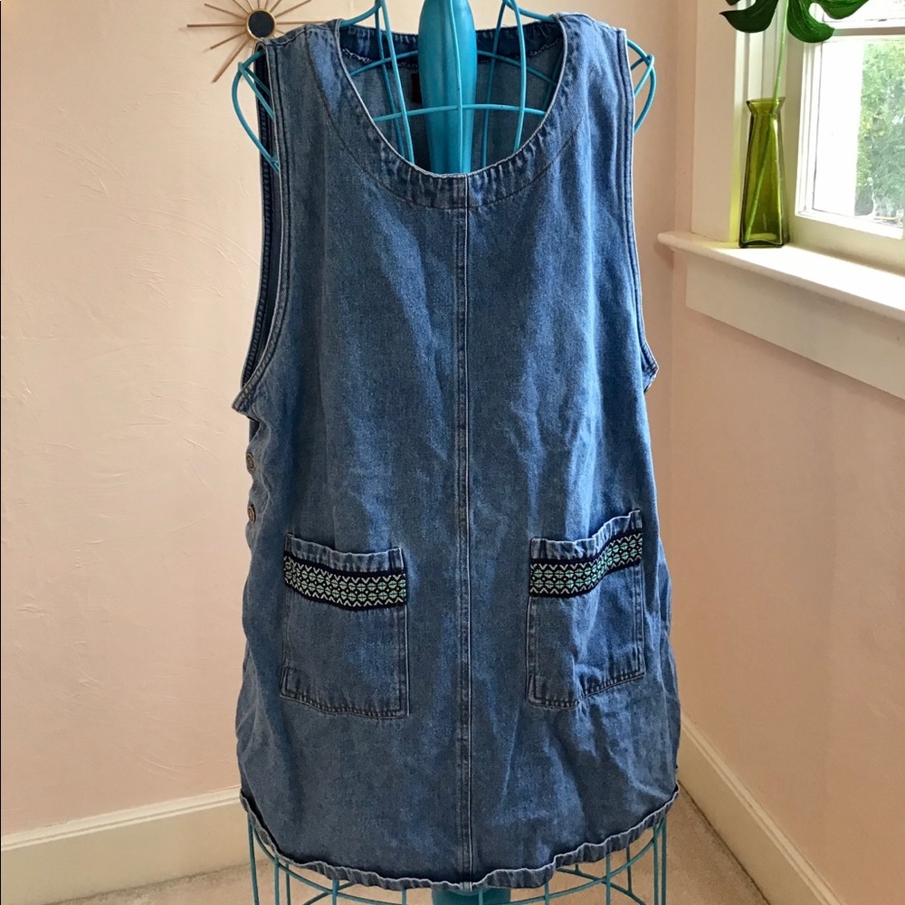 Denim women’s jumper dress
